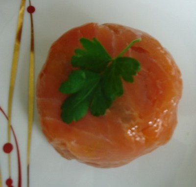 Entrée - Nougat au saumon