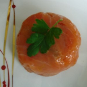 Entrée - Nougat au saumon